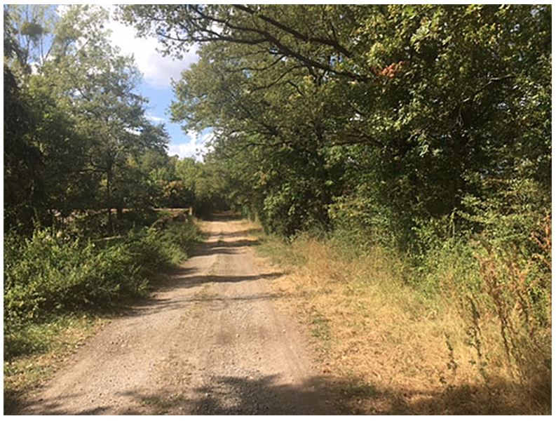 An ancient Roman road near Bill’s house in France is still in use