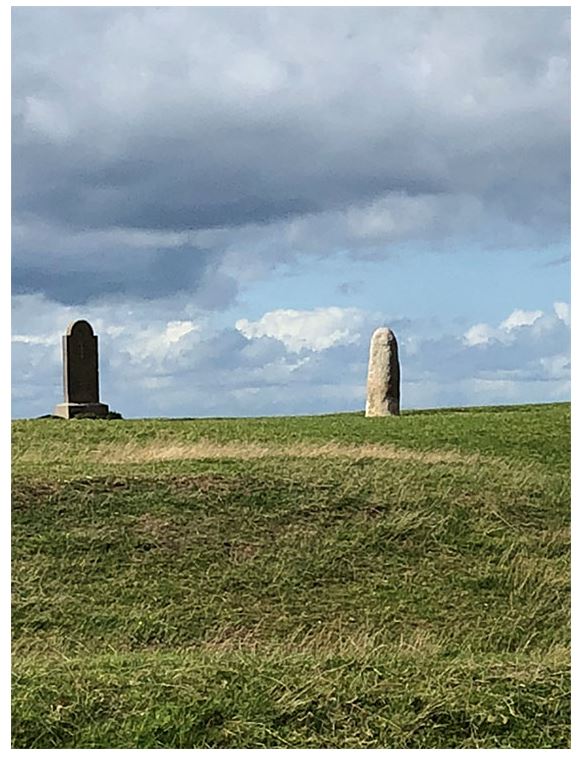 Monuments on the Hill of Tara. One is presumed to be a phallic symbol. ‘A phallic symbol of what?’ asked a visitor...