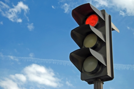 Red traffic light