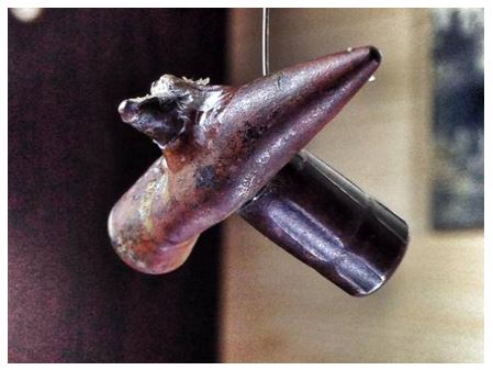 Two Collided Bullets from Gallipoli | Source: Bored Panda