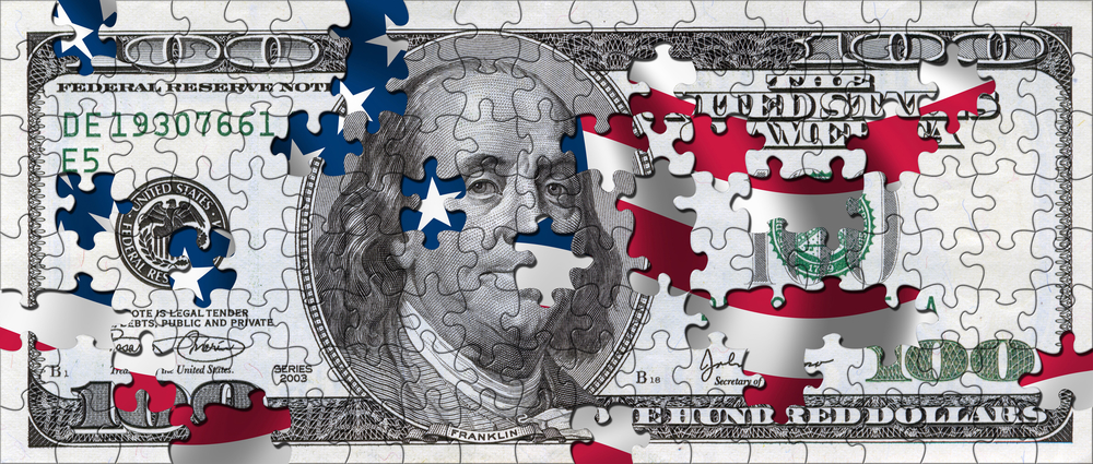 100 Dollar Bill Debt Puzzle