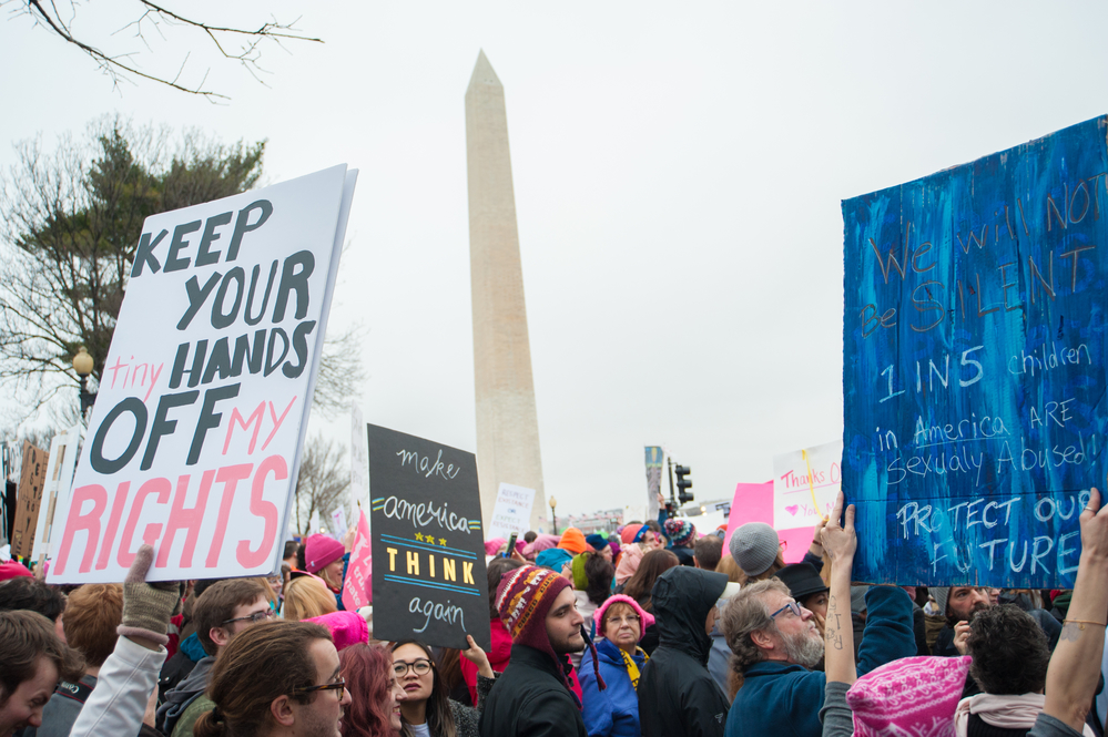 Protesting Mob Washington