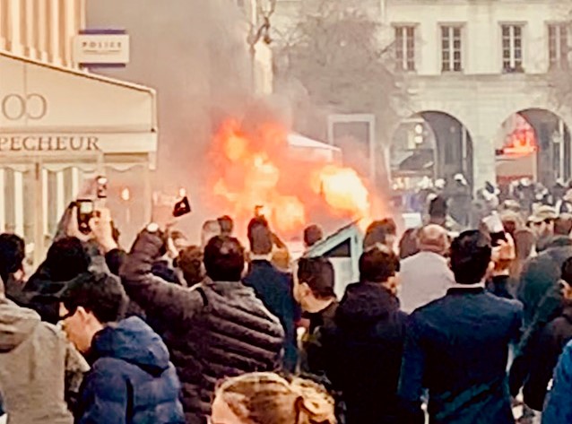 Firebombs in Paris