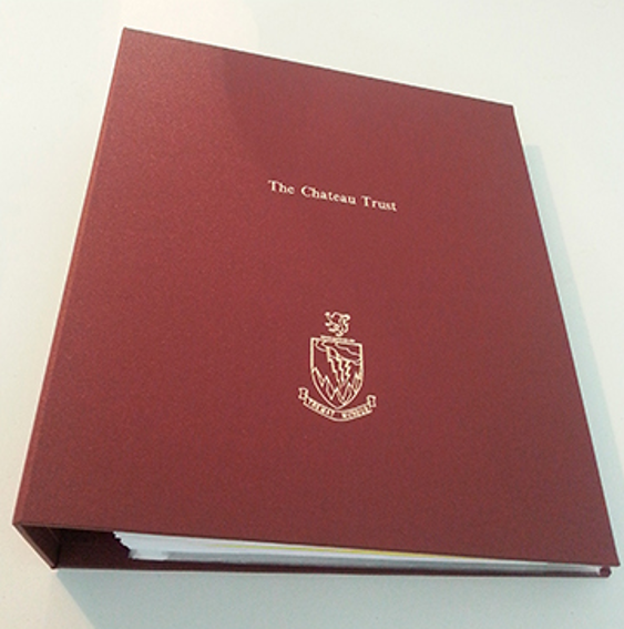 Wealth Trusts Ring Binder Folder Family Trust Ring Binder Folder